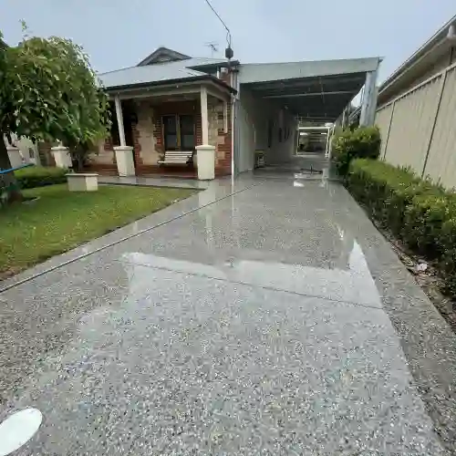 Driveway concrete